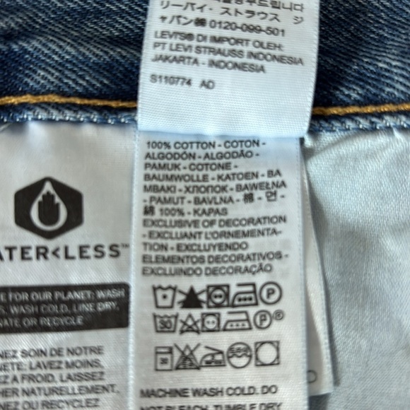 Levi’s 501 S Women 28 Premium Denim Jean Distressed Raw Hem Button Fly Cotton - Picture 5 of 13